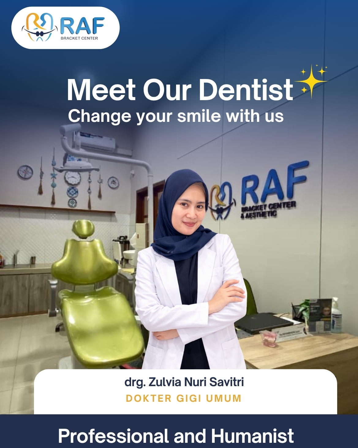 Portrait of drg. Zulvia Nuri Safitri