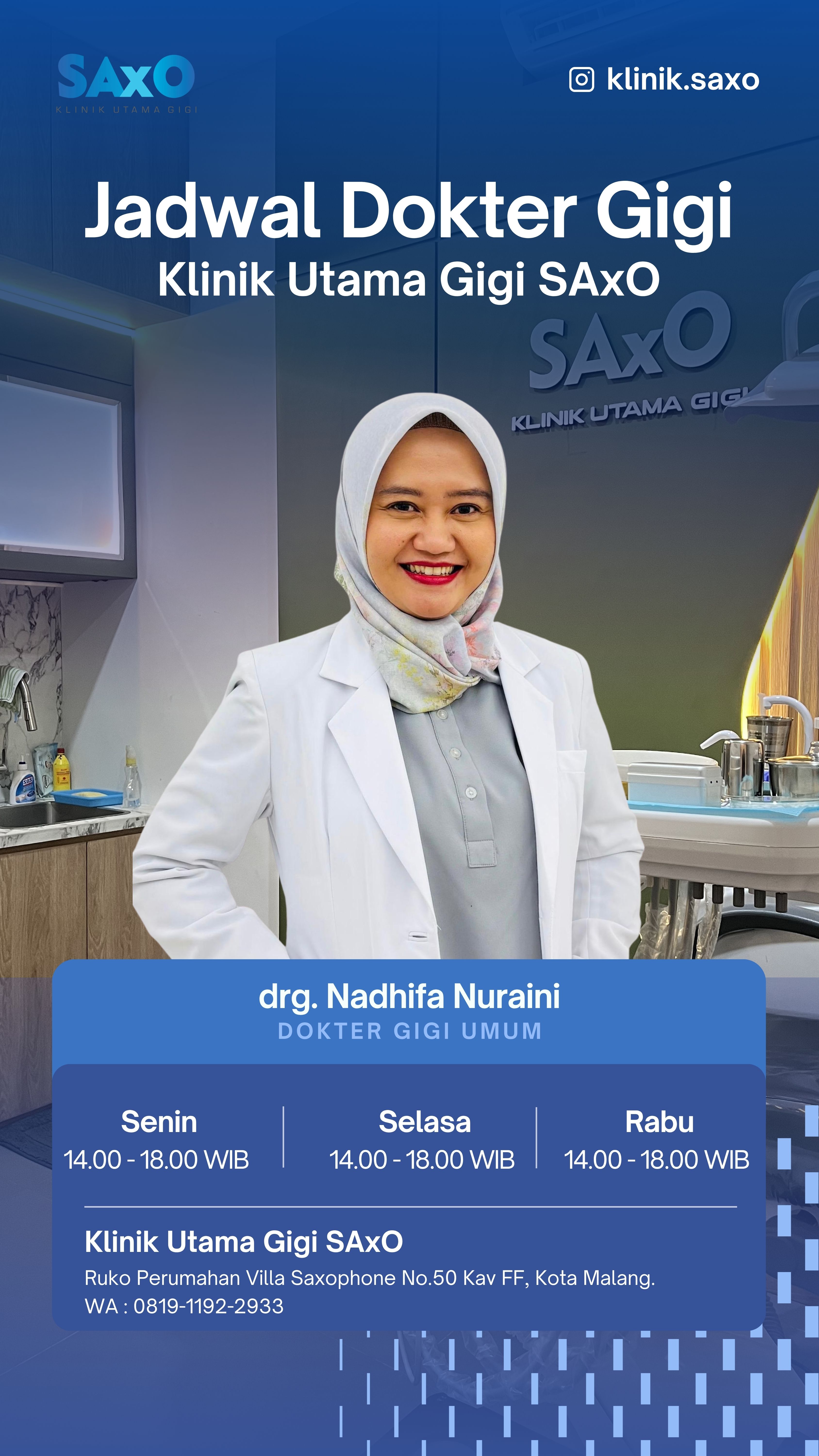Portrait of drg Nadhifa Nuraini